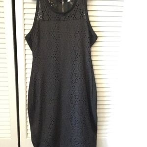 Rachel Roy Mini open work dress size Medium